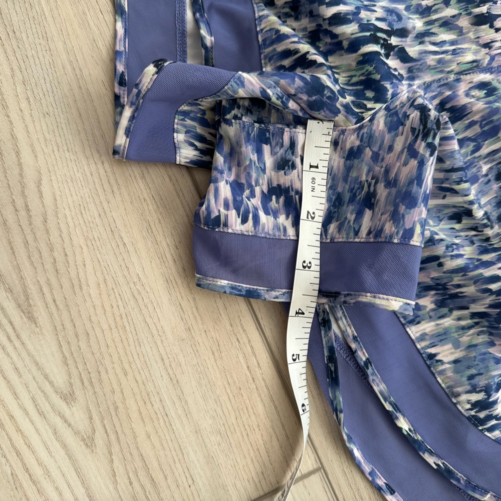 Athleta High Rise Mesh Racer 3” Shorts - Picture 4 of 7
